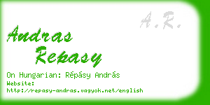 andras repasy business card